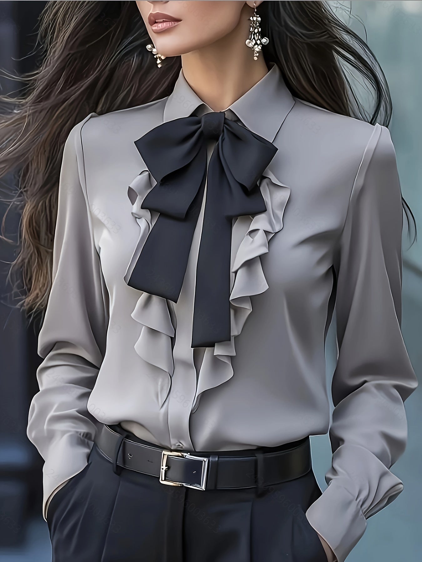 Blusa Élysée Noir