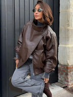 Chaqueta Leather Statement Black