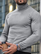 Adrien | Suéter de Punto Premium con Cuello Alto para Hombre
