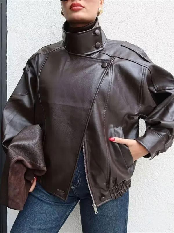 Chaqueta Leather Statement Black