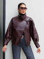 Chaqueta Leather Statement Black