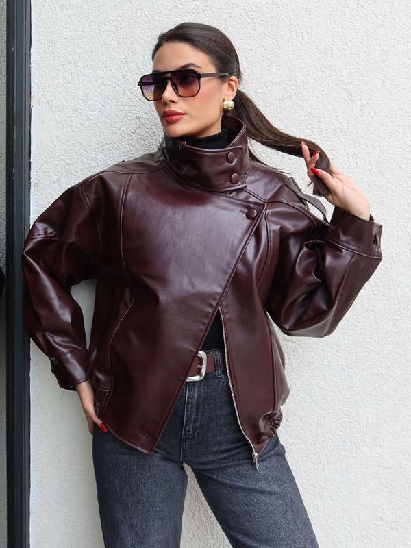 Chaqueta Leather Statement Black