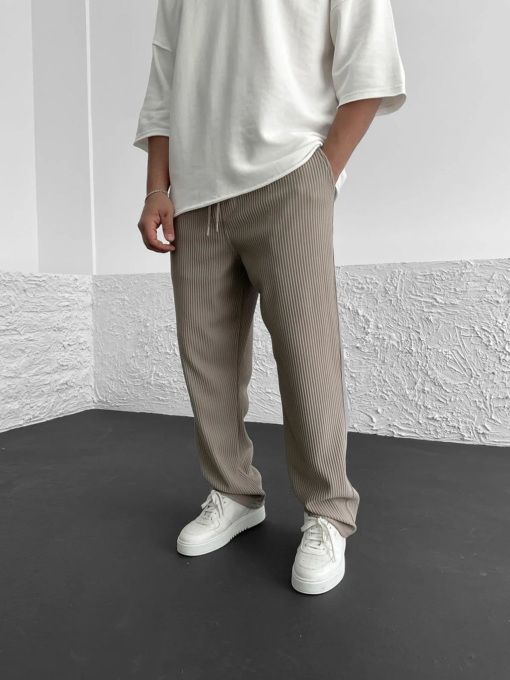 Pantalón Pleated Relax Élégance