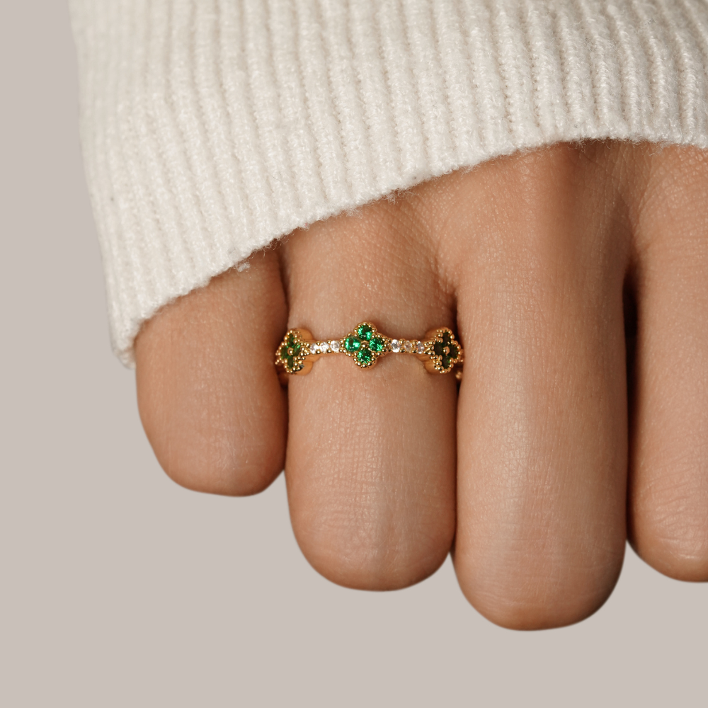 Anillo Clover Shine