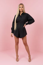 Vestido Camisero Rosa Aura