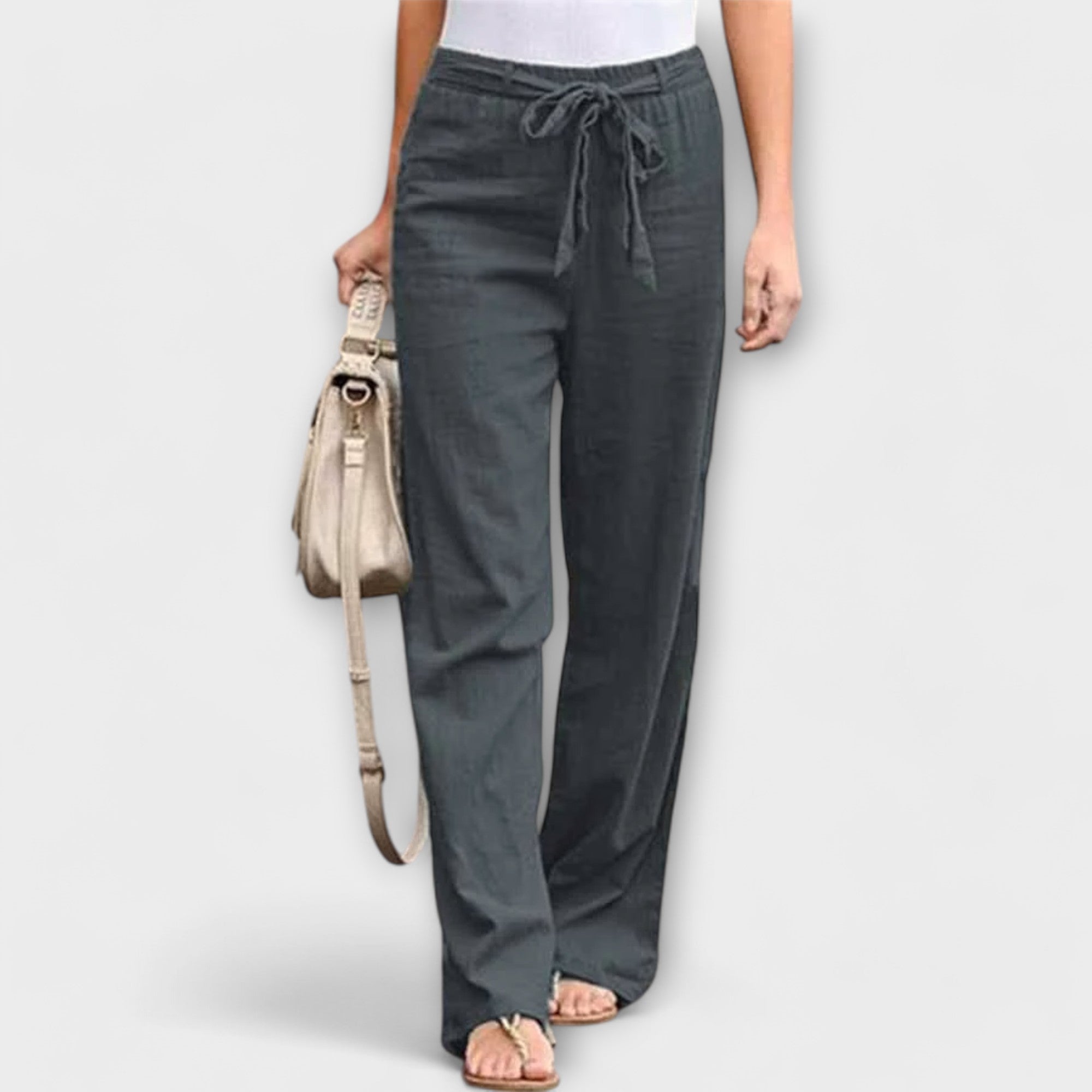 Pantalón Elena Linen Flow