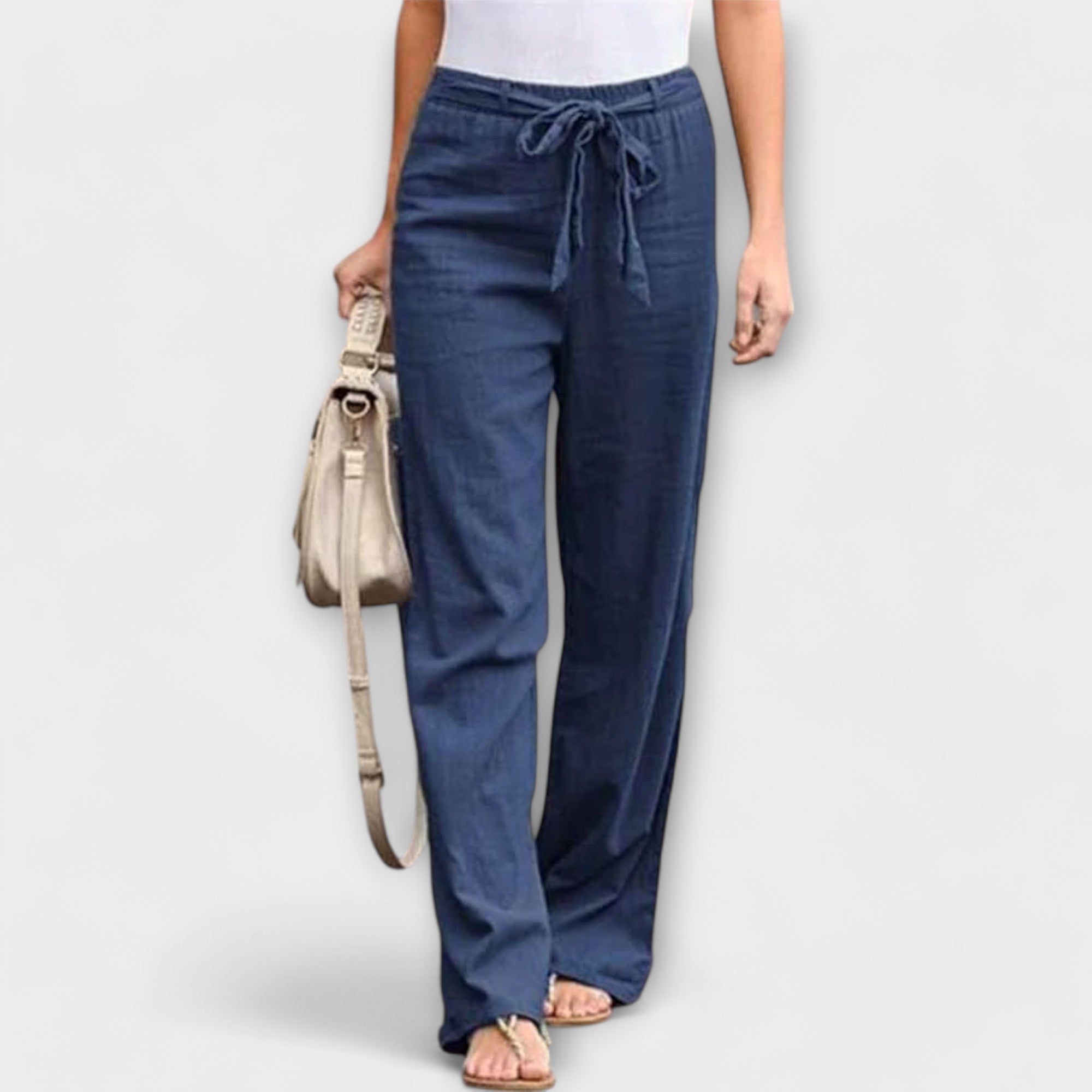 Pantalón Elena Linen Flow