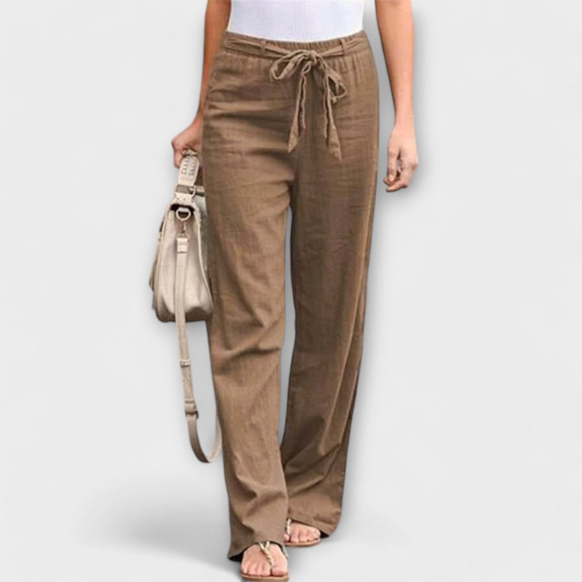 Pantalón Elena Linen Flow