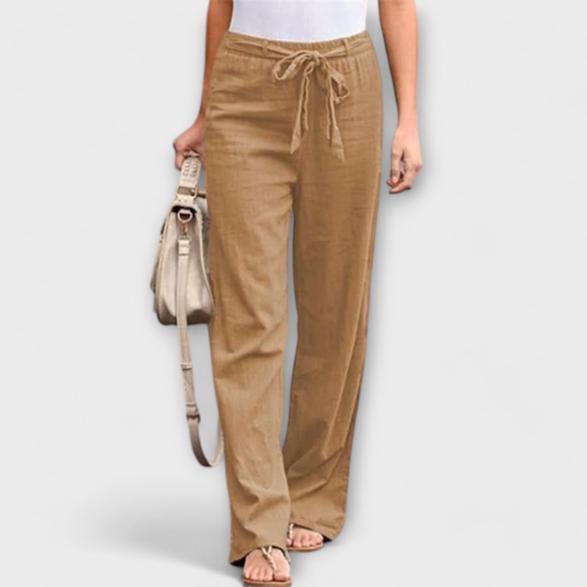 Pantalón Elena Linen Flow