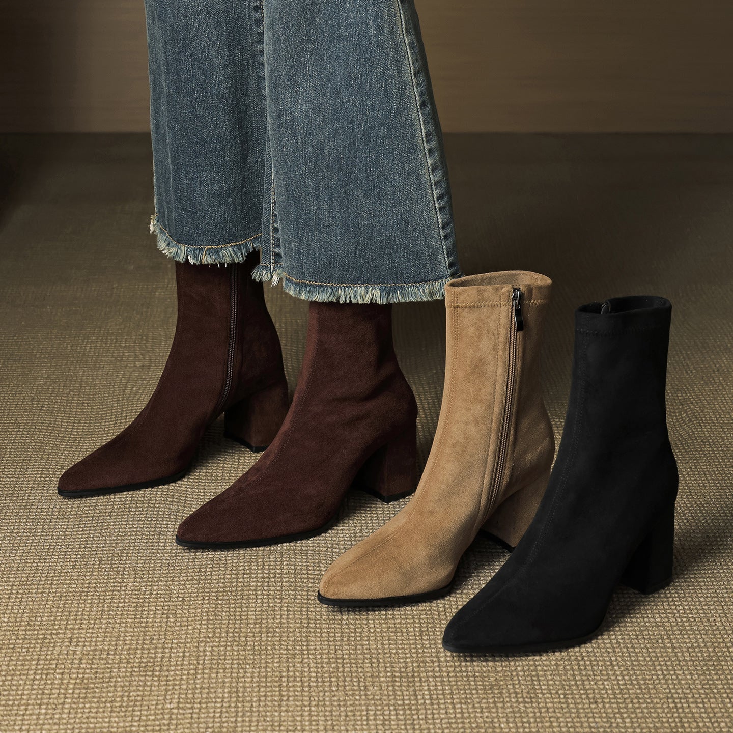 Botines Valentina Suede
