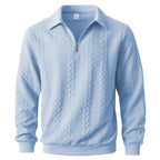 Jersey Matteo Textured Zip