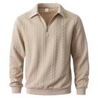 Jersey Matteo Textured Zip