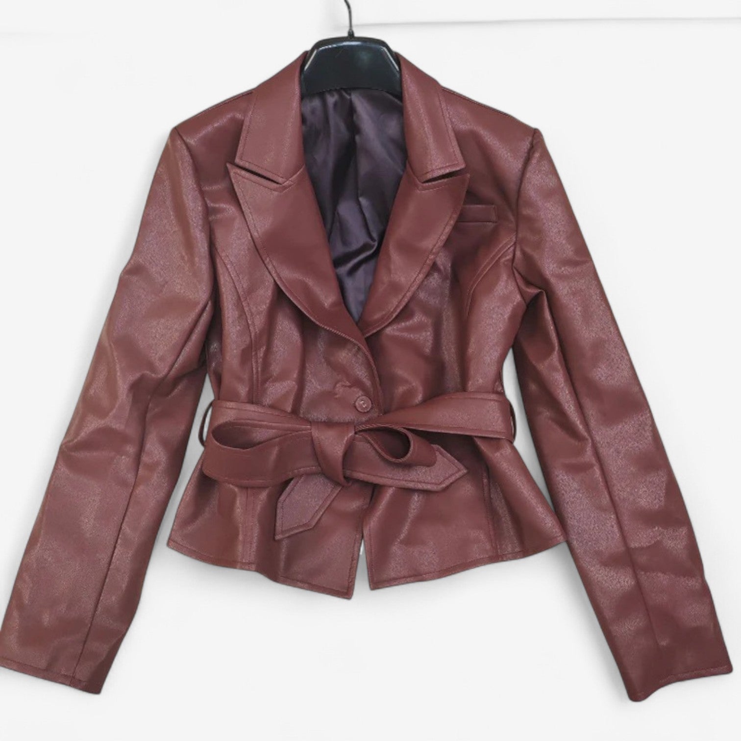 Blazer Alessia Leather Elegance