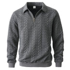 Jersey Matteo Textured Zip