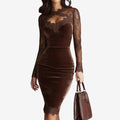 Vestido Victoria Lace Velvet