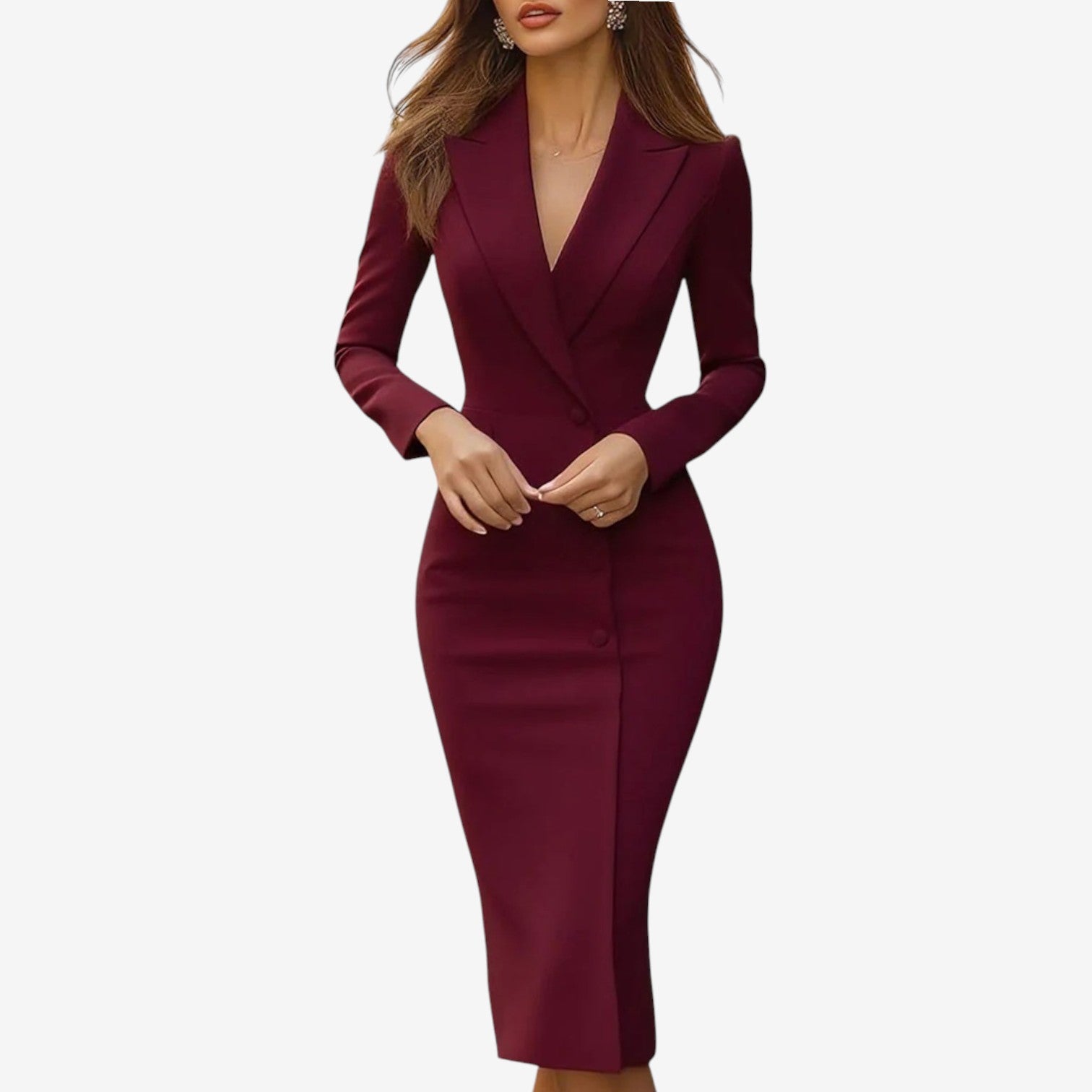 Vestido Bianca Tailored Elegance