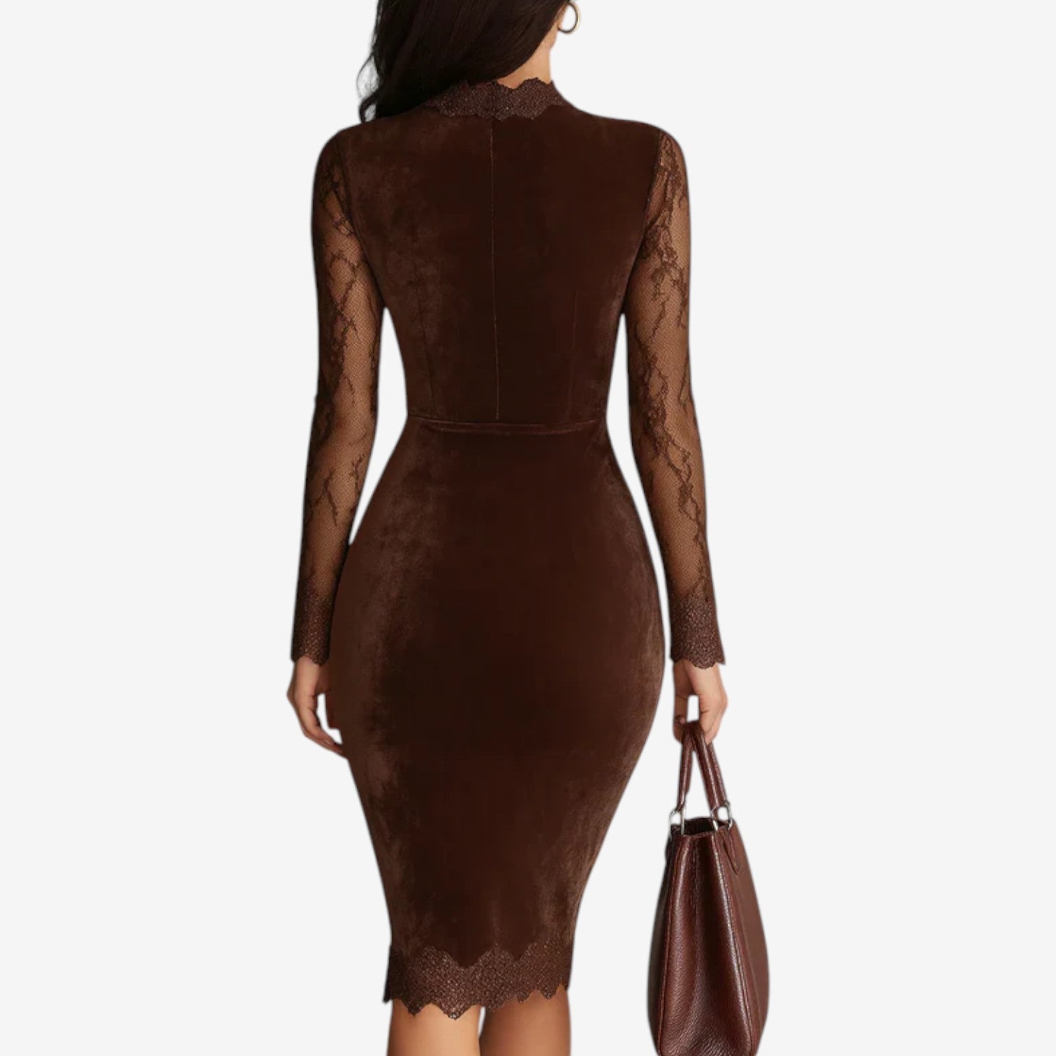 Vestido Victoria Lace Velvet