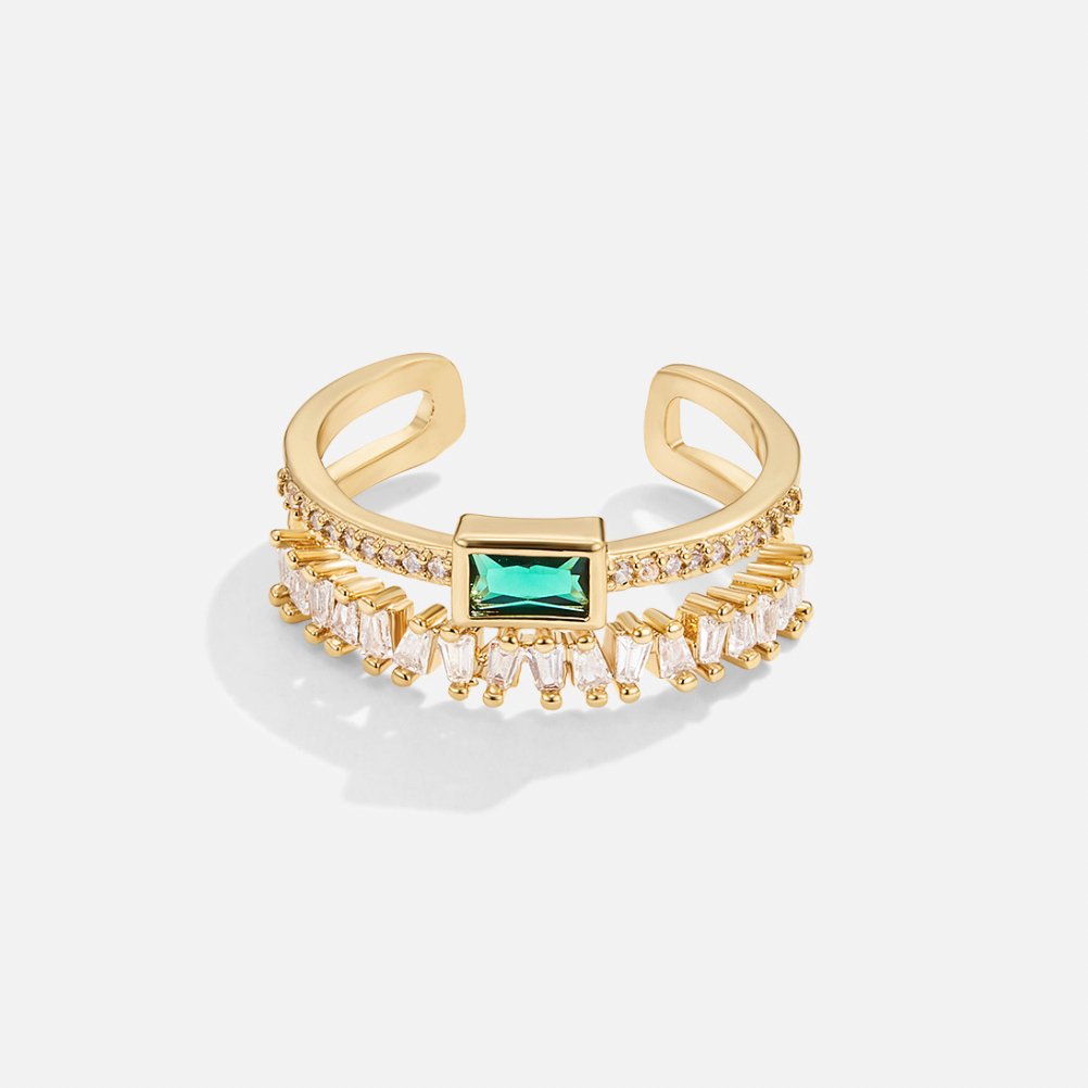 Anillo Emerald Shine