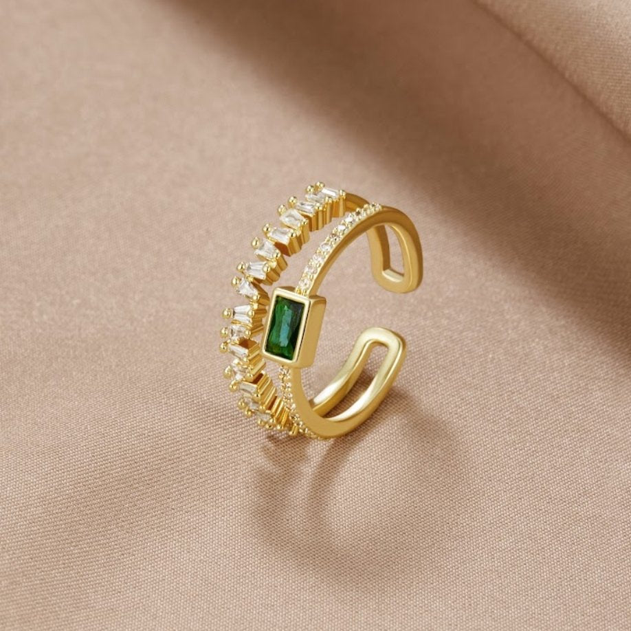 Anillo Emerald Shine