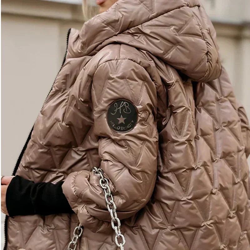 Chaqueta Acolchada Urban Chic Taupe