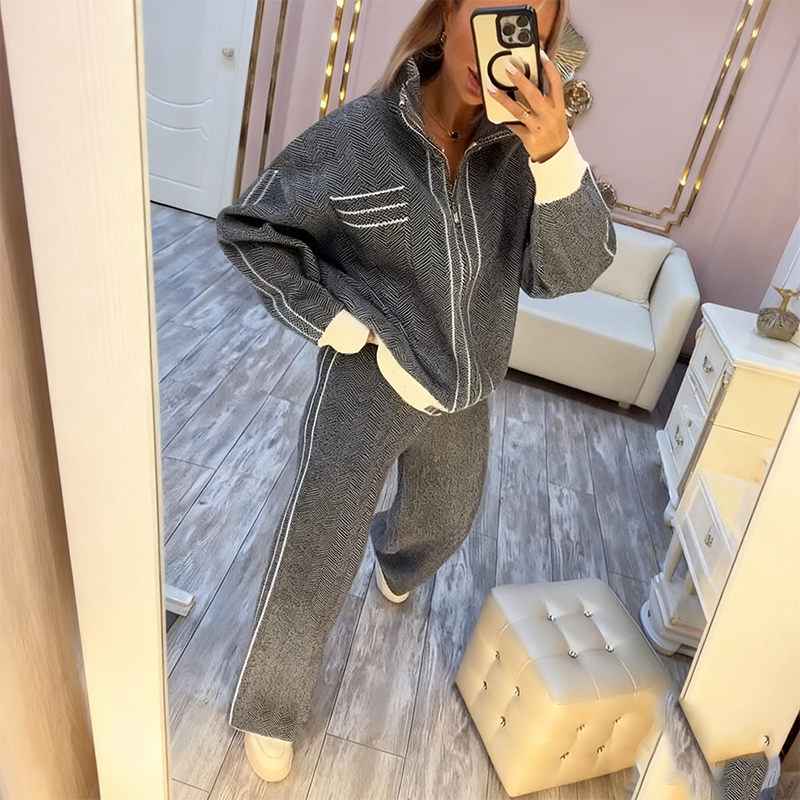Conjunto Knit Relax Grey
