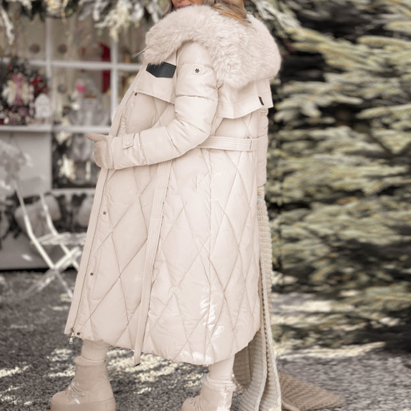 Abrigo Acolchado Luxury Cream