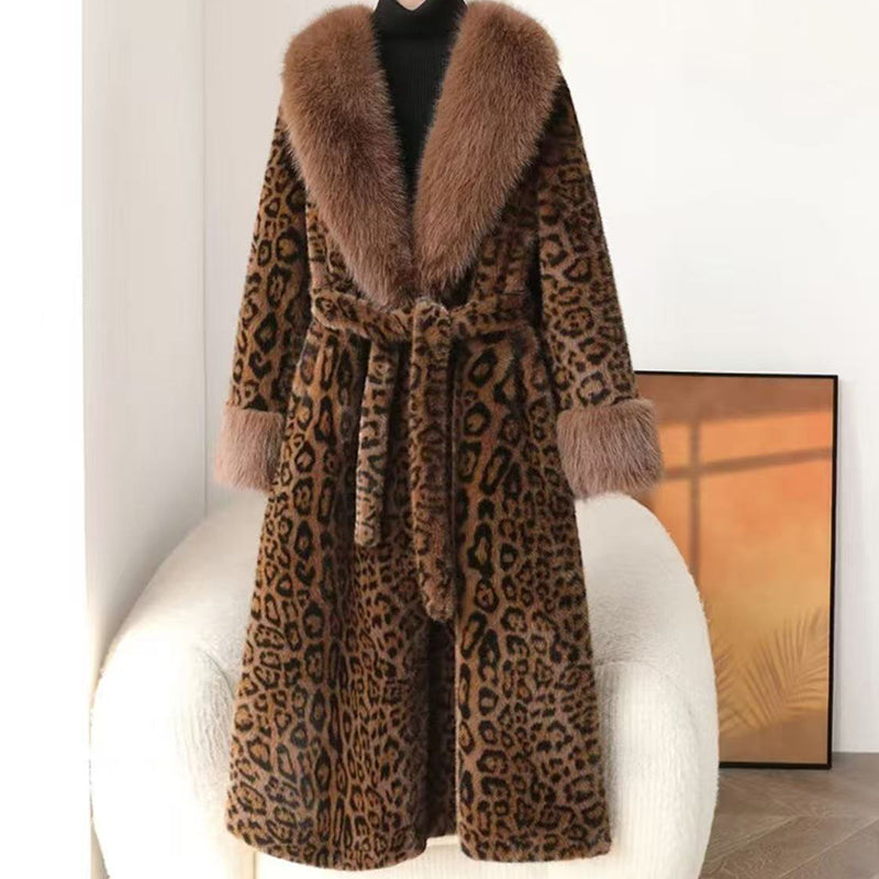 Abrigo Leopard Luxe Brown